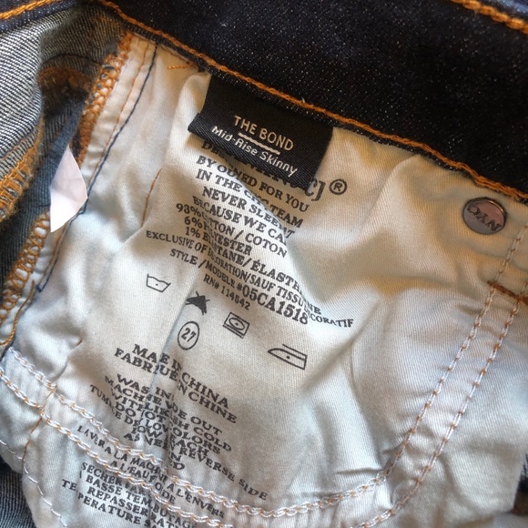 ❤️Like NEW BLANKNYC RAINBOW SIDE STRIPE DARKWASH - Picture 4 of 8